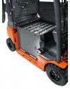 4-wheel electric counterbalanced forklift for intensive material handling operations